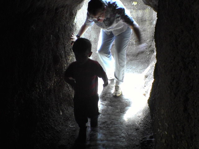 In the cave