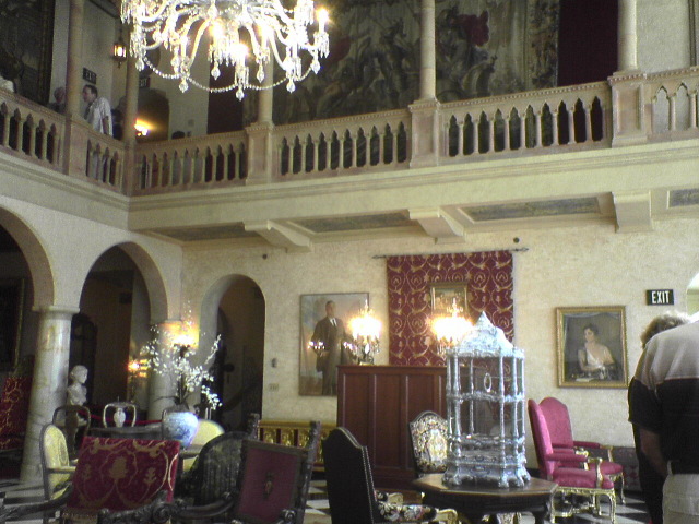 John & Mable Ringling photos on wall