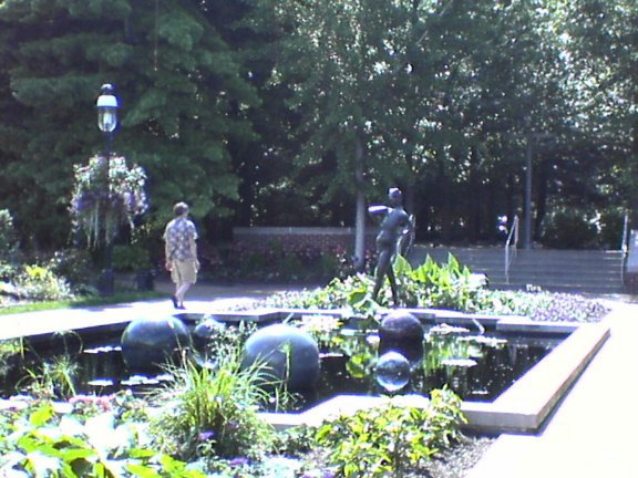 glass-balls-in-pond